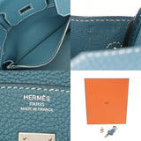 HERMES エルメス バーキン 25 ニューブルージーン W刻印(2024年頃) レディース トゴ ハンドバッグ 新同 中古 銀蔵