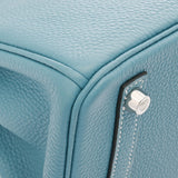 HERMES エルメス バーキン 25 ニューブルージーン W刻印(2024年頃) レディース トゴ ハンドバッグ 新同 中古 銀蔵