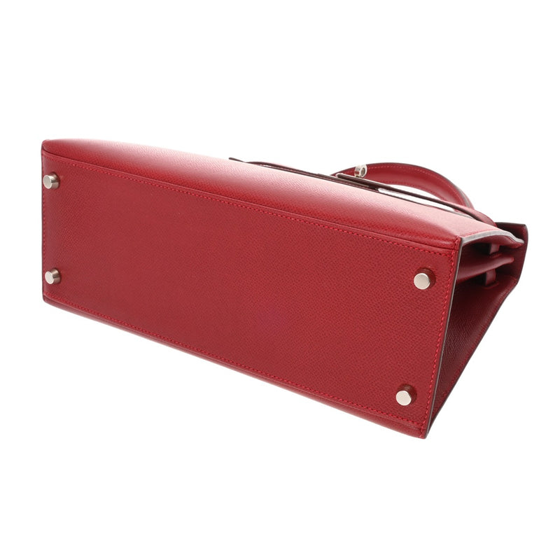 HERMES エルメス ケリー 28 外縫い 2WAY ルージュヴィフ □G刻印(2003年頃) レディース リセ ハンドバッグ Aランク 中古 銀蔵