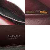 CHANEL シャネル マトラッセ Wフラップ チェーンショルダー 33cm ブラック A58601 レディース キャビアスキン ショルダーバッグ ABランク 中古 銀蔵