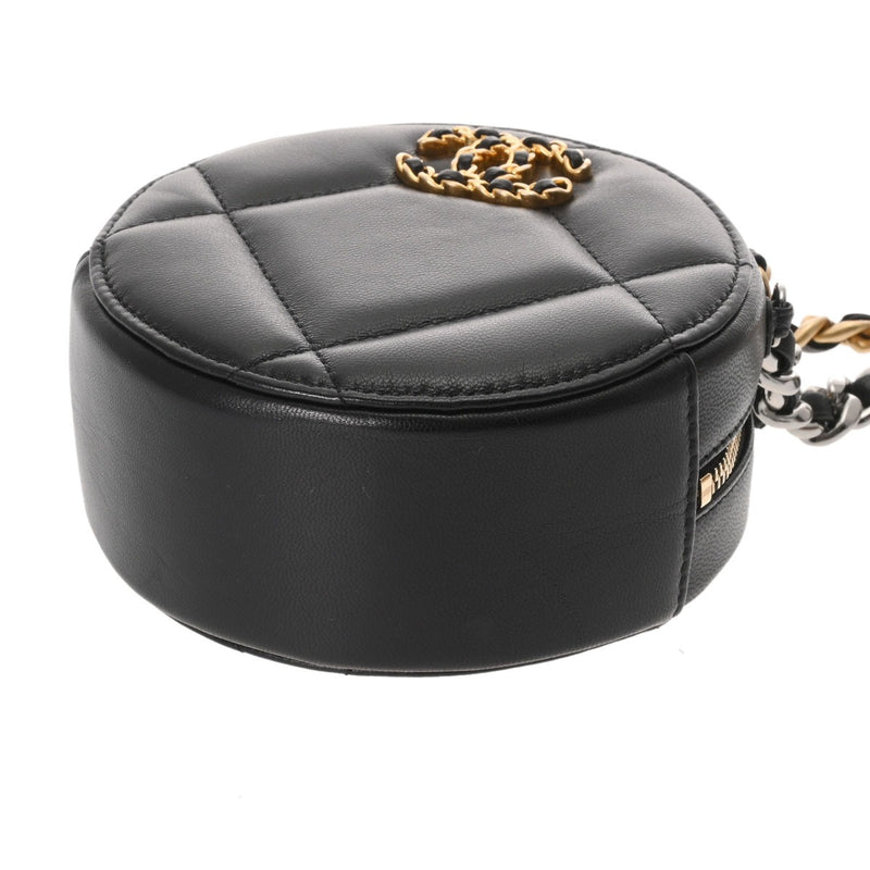 CHANEL シャネル シャネル19 チェーンショルダー 2WAY ブラック AP0945 レディース ラムスキン ショルダーバッグ Aランク 中古 銀蔵