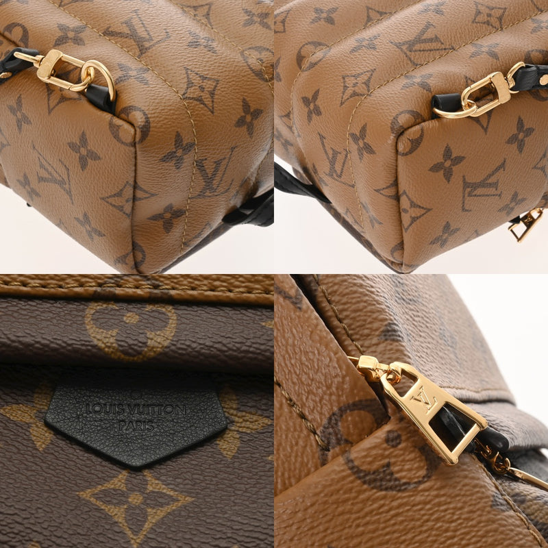 LOUIS VUITTON ルイヴィトン モノグラムリバース パームスプリングス バックパック ミニ ブラウン M42411 レディース モノグラムキャンバス リュック・デイパック Aランク 中古 銀蔵