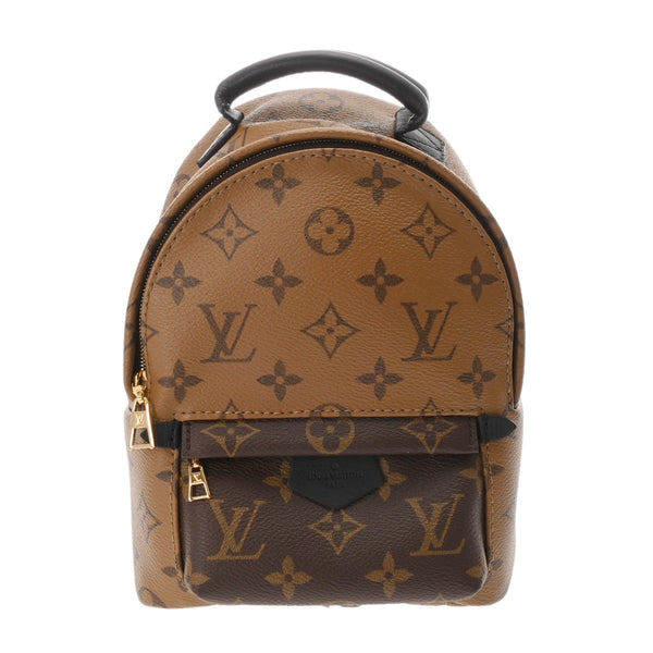 LOUIS VUITTON ルイヴィトン モノグラムリバース パームスプリングス バックパック ミニ ブラウン M42411 レディース モノグラムキャンバス リュック・デイパック Aランク 中古 銀蔵