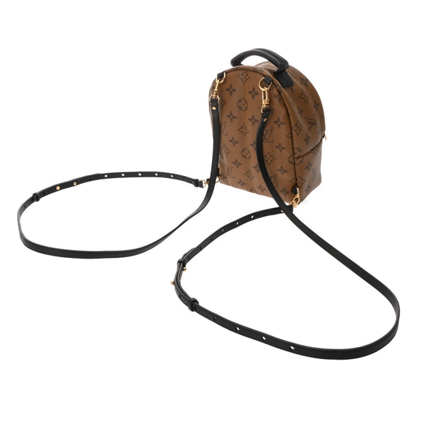 LOUIS VUITTON ルイヴィトン モノグラムリバース パームスプリングス  バックパックミニ 旧型 ブラウン M42411 レディース モノグラムキャンバス リュック・デイパック Aランク 中古 銀蔵