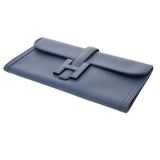 HERMES エルメス ジジェ エラン 29 ブルーアガット A刻印(2017年頃) ユニセックス ヴォースイフト クラッチバッグ Aランク 中古 銀蔵