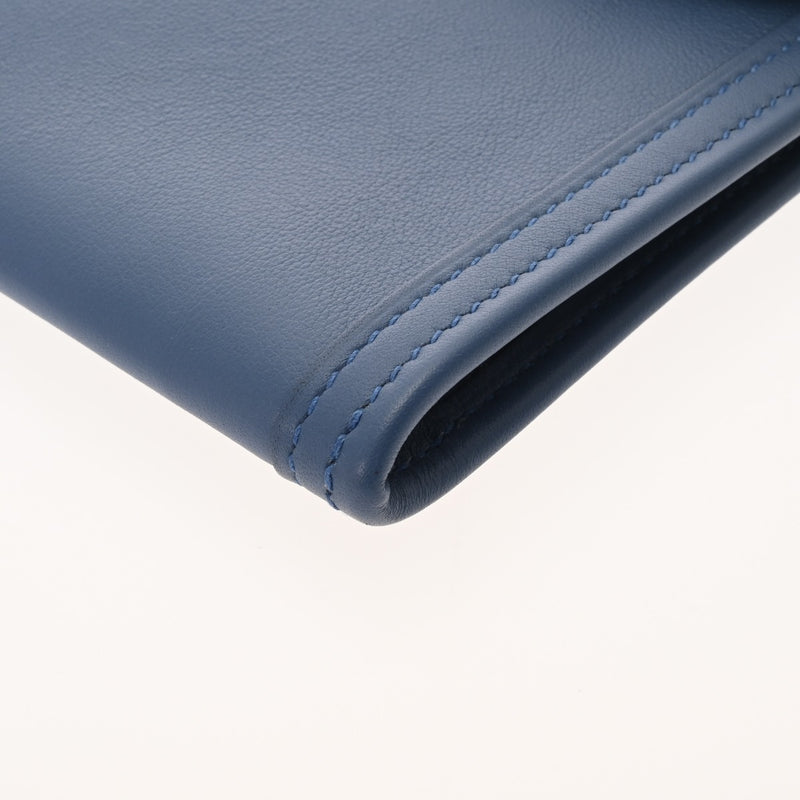 HERMES エルメス ジジェ エラン 29 ブルーアガット A刻印(2017年頃) ユニセックス ヴォースイフト クラッチバッグ Aランク 中古 銀蔵