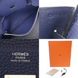 HERMES エルメス 30 ブルーアンクル C刻印(2018年頃) レディース トゴ ハンドバッグ Aランク 中古 銀蔵