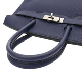 HERMES エルメス 30 ブルーアンクル C刻印(2018年頃) レディース トゴ ハンドバッグ Aランク 中古 銀蔵