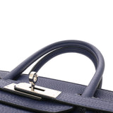 HERMES エルメス 30 ブルーアンクル C刻印(2018年頃) レディース トゴ ハンドバッグ Aランク 中古 銀蔵