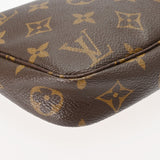 LOUIS VUITTON ルイヴィトン モノグラム ポシェット アクセソワール ブラウン M51980 レディース モノグラムキャンバス アクセサリーポーチ Bランク 中古 銀蔵