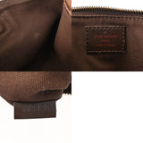 LOUIS VUITTON ルイヴィトン ダミエ ポシェットプラットブルックリン ブラウン N41100 レディース ダミエキャンバス ショルダーバッグ Bランク 中古 銀蔵