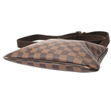 LOUIS VUITTON ルイヴィトン ダミエ ポシェットプラットブルックリン ブラウン N41100 レディース ダミエキャンバス ショルダーバッグ Bランク 中古 銀蔵