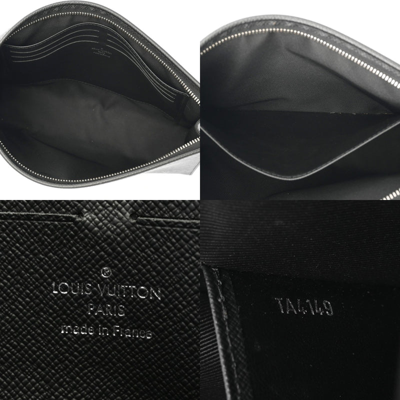 LOUIS VUITTON ルイヴィトン タイガ ポシェット ヴォワヤージュ MM アルドワーズ M30547 メンズ レザー クラッチバッグ Bランク 中古 銀蔵