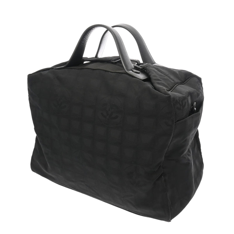 CHANEL シャネル ニュートラベル ボストンバッグ ブラック レディース ナイロン ボストンバッグ ABランク 中古 銀蔵