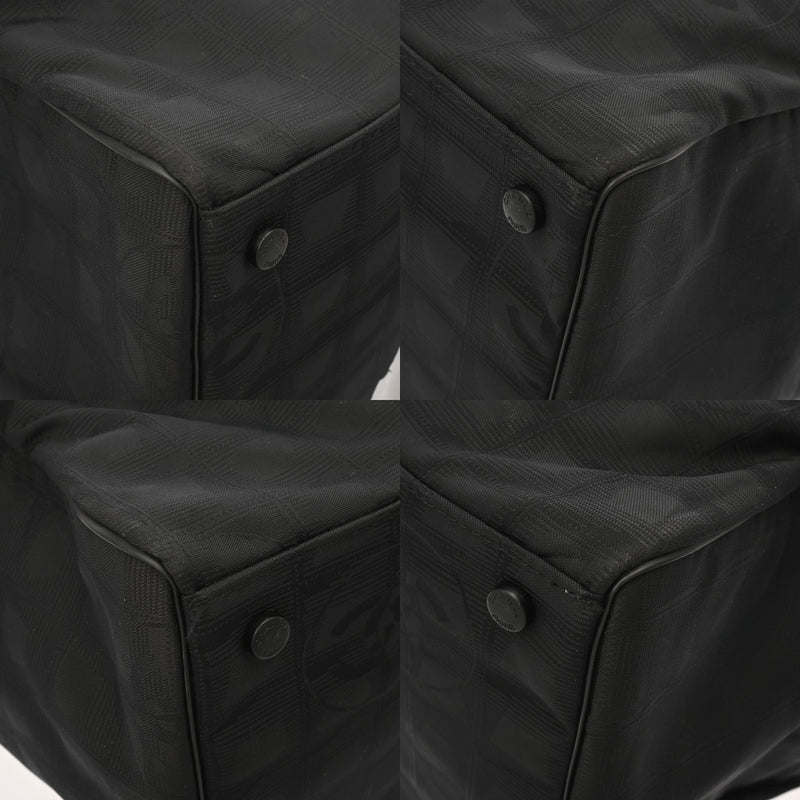 CHANEL シャネル ニュートラベル ボストンバッグ ブラック レディース ナイロン ボストンバッグ ABランク 中古 銀蔵