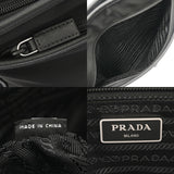 PRADA プラダ ブラック シルバー金具 2VH797 レディース ナイロン ショルダーバッグ Aランク 中古 銀蔵