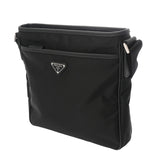 PRADA プラダ ブラック シルバー金具 2VH797 レディース ナイロン ショルダーバッグ Aランク 中古 銀蔵