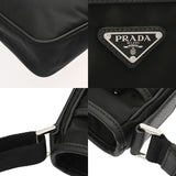 PRADA プラダ ブラック シルバー金具 2VH797 レディース ナイロン ショルダーバッグ Aランク 中古 銀蔵