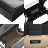 JIMMY CHOO ジミーチュウ トートバッグミニ N/S MININSTOTE ANR 2WAY ブラック レディース カーフ ショルダーバッグ Aランク 中古 銀蔵