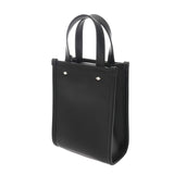 JIMMY CHOO ジミーチュウ トートバッグミニ N/S MININSTOTE ANR 2WAY ブラック レディース カーフ ショルダーバッグ Aランク 中古 銀蔵