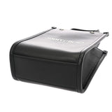 JIMMY CHOO ジミーチュウ トートバッグミニ N/S MININSTOTE ANR 2WAY ブラック レディース カーフ ショルダーバッグ Aランク 中古 銀蔵