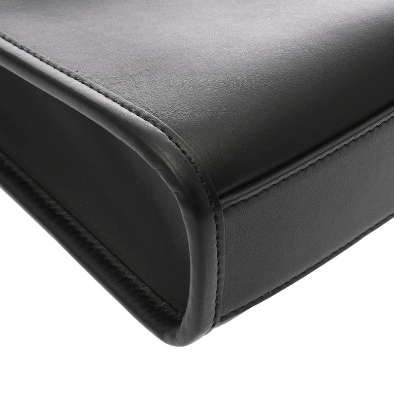 JIMMY CHOO ジミーチュウ トートバッグミニ N/S MININSTOTE ANR 2WAY ブラック レディース カーフ ショルダーバッグ Aランク 中古 銀蔵