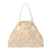 LOUIS VUITTON ルイヴィトン タイシエンヌ GM ベージュ M95675 レディース キャンバス レザー トートバッグ ABランク 中古 銀蔵