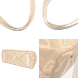 LOUIS VUITTON ルイヴィトン タイシエンヌ GM ベージュ M95675 レディース キャンバス レザー トートバッグ ABランク 中古 銀蔵