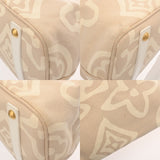 LOUIS VUITTON ルイヴィトン タイシエンヌ GM ベージュ M95675 レディース キャンバス レザー トートバッグ ABランク 中古 銀蔵