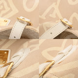 LOUIS VUITTON ルイヴィトン タイシエンヌ GM ベージュ M95675 レディース キャンバス レザー トートバッグ ABランク 中古 銀蔵