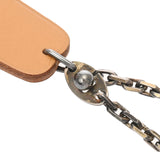 HERMES エルメス バッグチャーム 洋梨モチーフ ベージュ ユニセックス レザー キーホルダー ABランク 中古 銀蔵