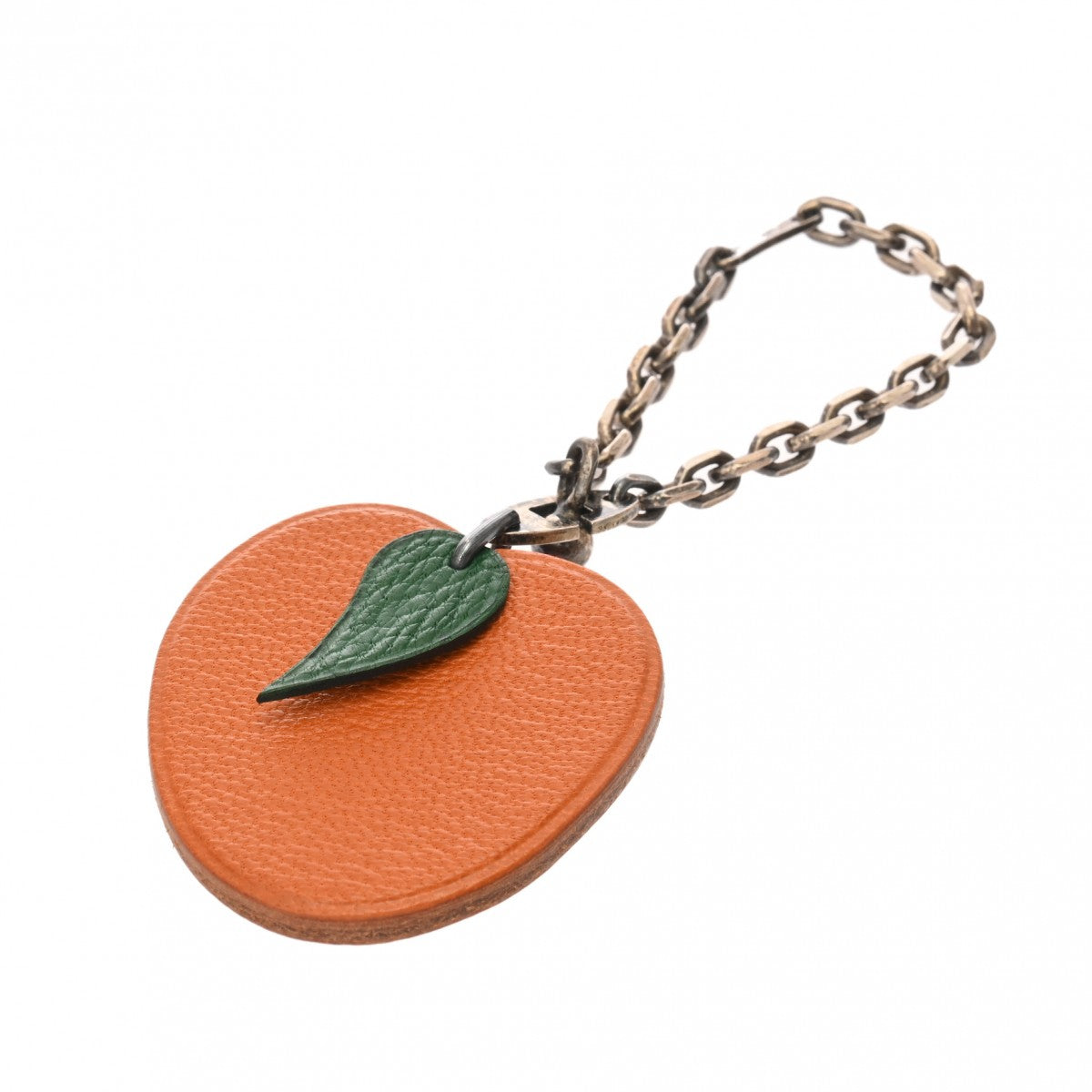 エルメス オレンジモチーフ バッグチャーム オレンジ レディース