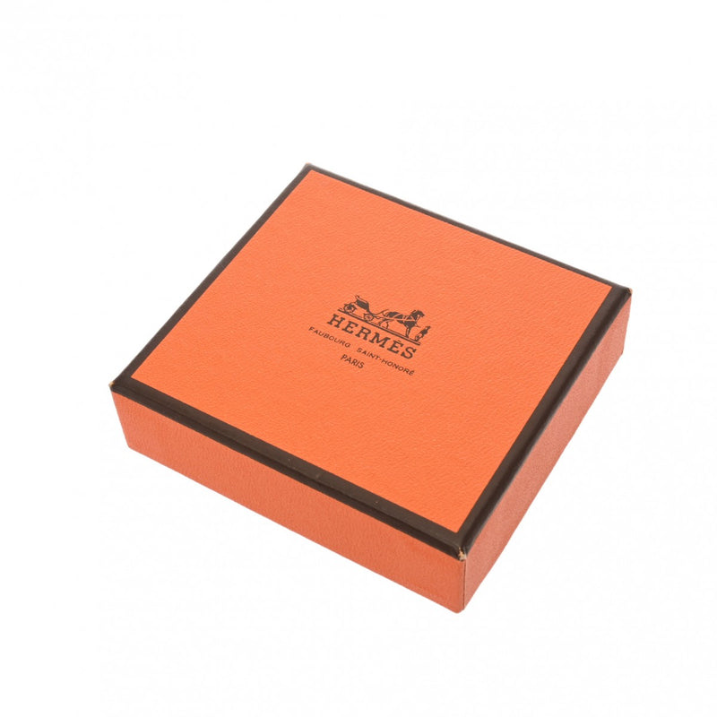 HERMES エルメス オレンジモチーフ バッグチャーム オレンジ レディース レザー キーホルダー ABランク 中古 銀蔵