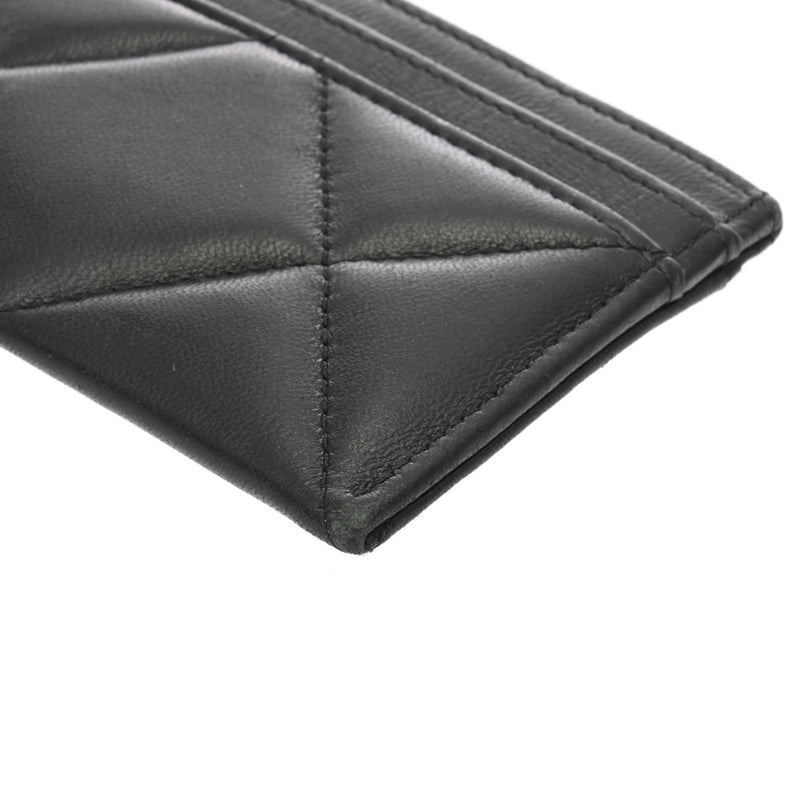 CHANEL シャネル シャネル19 カードケース ブラック レディース ラムスキン カードケース Bランク 中古 銀蔵