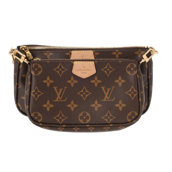 LOUIS VUITTON ルイヴィトン モノグラム ミュルティ ポシェットアクセソワール ローズクレール M44840 レディース モノグラムキャンバス ショルダーバッグ Aランク 中古 銀蔵