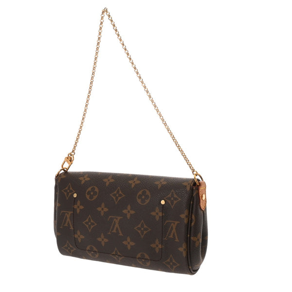 LOUIS VUITTON ルイヴィトン モノグラム フェイボリット PM 2WAY ブラウン M40717 レディース モノグラムキャンバス ショルダーバッグ ABランク 中古 銀蔵