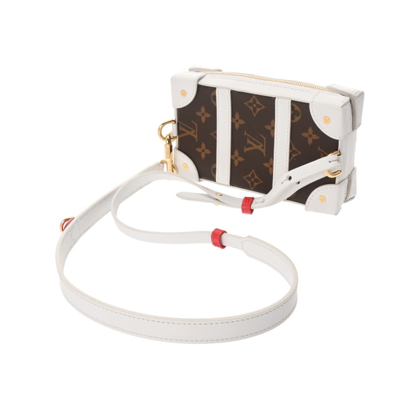 LOUIS VUITTON ルイヴィトン モノグラム ソフトトランク フォーンボックス NBAコラボ ホワイト M80102 メンズ モノグラムキャンバス レザー ショルダーバッグ ABランク 中古 銀蔵