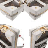 LOUIS VUITTON ルイヴィトン モノグラム ソフトトランク フォーンボックス NBAコラボ ホワイト M80102 メンズ モノグラムキャンバス レザー ショルダーバッグ ABランク 中古 銀蔵