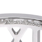 TIFFANY&Co. ティファニー オープンアトラス #9 9号 レディース K18ホワイトゴールド WG リング・指輪 Aランク 中古 銀蔵