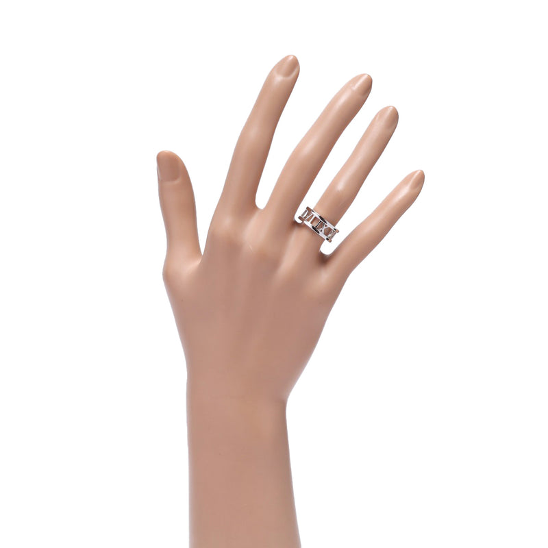 TIFFANY&Co. ティファニー オープンアトラス #9 9号 レディース K18ホワイトゴールド WG リング・指輪 Aランク 中古 銀蔵