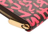LOUIS VUITTON ルイヴィトン モノグラムグラフィティ ジッピー・ウォレット フューシャ M93710 レディース モノグラムキャンバス 長財布 ABランク 中古 銀蔵