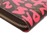 LOUIS VUITTON ルイヴィトン モノグラムグラフィティ ジッピー・ウォレット フューシャ M93710 レディース モノグラムキャンバス 長財布 ABランク 中古 銀蔵
