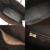 HERMES エルメス バーキン 35 ショコラ ○Z刻印(1996年頃) ユニセックス フィヨルド ハンドバッグ Aランク 中古 銀蔵