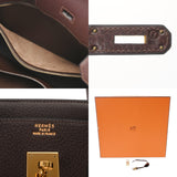 HERMES エルメス バーキン 35 ショコラ ○Z刻印(1996年頃) ユニセックス フィヨルド ハンドバッグ Aランク 中古 銀蔵