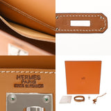 HERMES エルメス ケリー 32 外縫い 2WAY ナチュラル □I刻印(2005年頃) レディース ヴォーシャモニー ハンドバッグ Aランク 中古 銀蔵