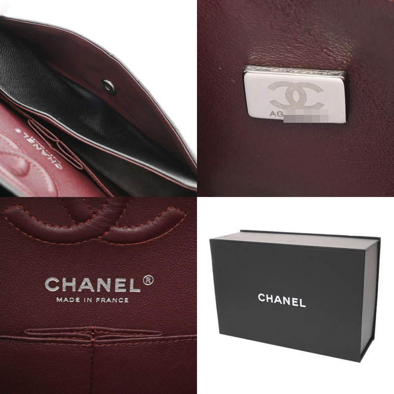 CHANEL シャネル マトラッセ チェーンショルダー 23cm  ブラック A01113 レディース ラムスキン ショルダーバッグ 新同 中古 銀蔵