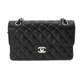 CHANEL シャネル マトラッセ チェーンショルダー 23cm  ブラック A01113 レディース ラムスキン ショルダーバッグ 新同 中古 銀蔵