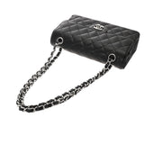 CHANEL シャネル マトラッセ チェーンショルダー 23cm  ブラック A01113 レディース ラムスキン ショルダーバッグ 新同 中古 銀蔵