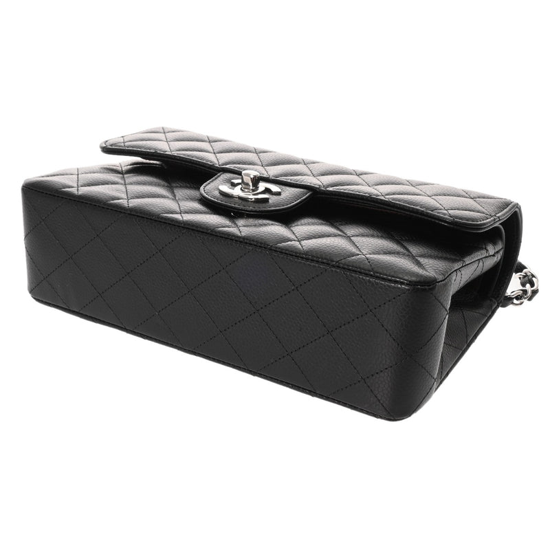 CHANEL シャネル マトラッセ チェーンショルダー 23cm  ブラック A01113 レディース ラムスキン ショルダーバッグ 新同 中古 銀蔵