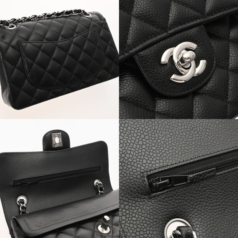 CHANEL シャネル マトラッセ チェーンショルダー 23cm  ブラック A01113 レディース ラムスキン ショルダーバッグ 新同 中古 銀蔵